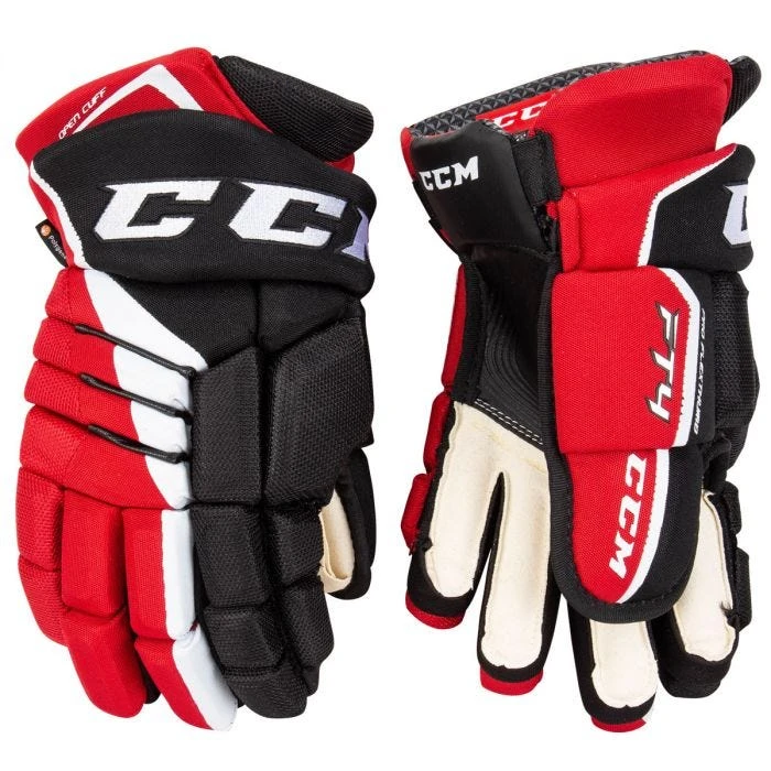 CCM JetSpeed FT4 Junior Hockey Gloves 3 CCM JetSpeed FT4 Junior Hockey Gloves - Image 3