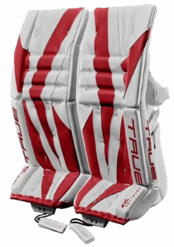 True Hockey True Catalyst 7X3 Intermediate Goalie Pads -Hockey Supremacy Store 2023 Hockey Catalyst GoaliePads 7X3 WhiteRed 2
