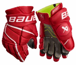 Bauer Vapor 3X Pro Junior Hockey Gloves -Hockey Supremacy Store 3XPRO JR PALM RED1