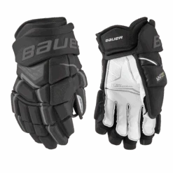 Bauer Supreme Ultrasonic Senior Hockey Gloves 8 Bauer Supreme Ultrasonic Senior Hockey Gloves -Hockey Supremacy Store 629088 BLK 01
