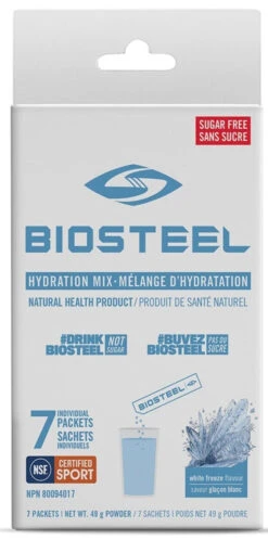 BioSteel High-Performance Sports Hydration Mix (7 Count) 9 BioSteel High-Performance Sports Hydration Mix (7 Count) -Hockey Supremacy Store 630617 CAN 20Biosteel Hydration 20Mix White 20Freeze 7CT Front