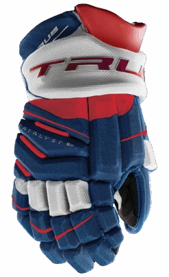 True Hockey True Catalyst 9X Junior Hockey Gloves 10 True Hockey True Catalyst 9X Junior Hockey Gloves -Hockey Supremacy Store CT9xGlove Red White Blue