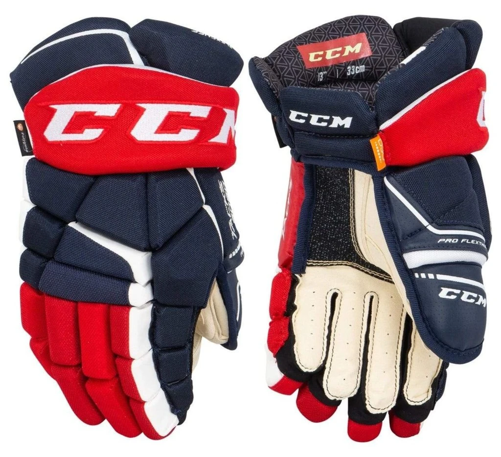 CCM Tacks 9080 Junior Hockey Gloves 2 CCM Tacks 9080 Junior Hockey Gloves - Image 2