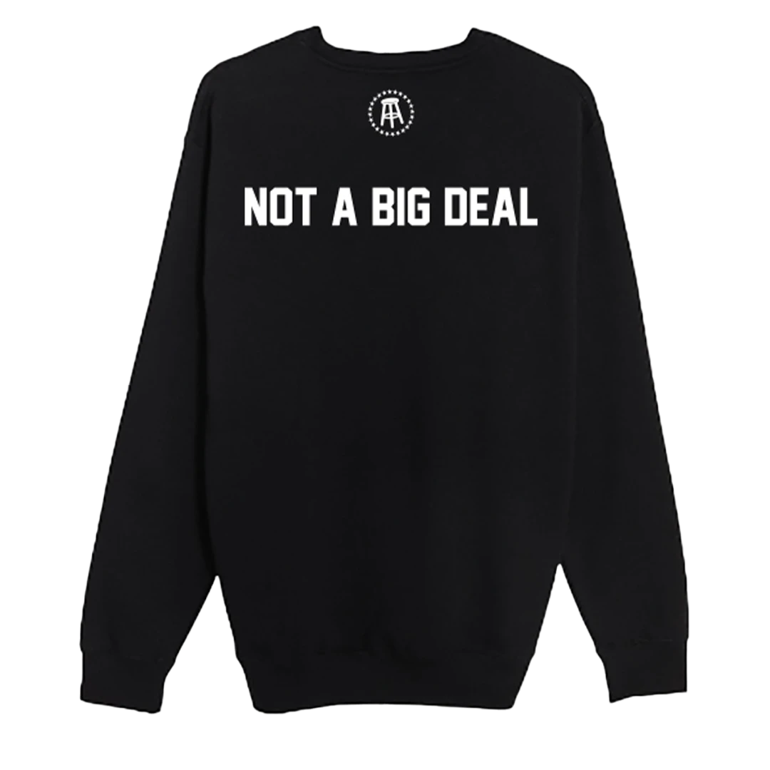 Spittin' Chiclets "Not A Big Deal" Helmet Crewneck 2 Spittin' Chiclets "Not A Big Deal" Helmet Crewneck - Image 2