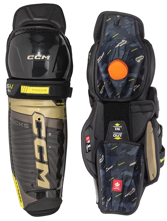 CCM Tacks AS-V Pro Junior Shin Guards 1 CCM Tacks AS-V Pro Junior Shin Guards