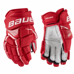 Bauer Supreme Ultrasonic Senior Hockey Gloves 11 Bauer Supreme Ultrasonic Senior Hockey Gloves -Hockey Supremacy Store SUPREMEULTRASONICGloveSenior RED