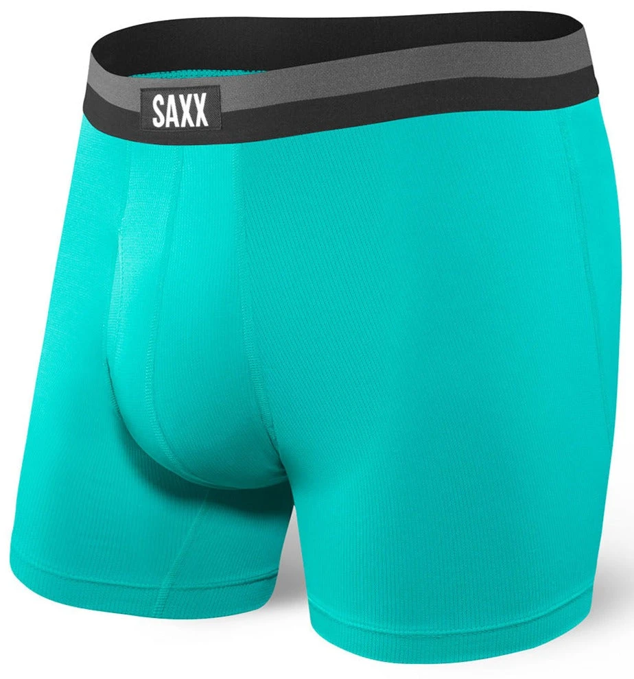 SAXX Sport Mesh Boxer Brief Fly Teal 1 SAXX Sport Mesh Boxer Brief Fly Teal