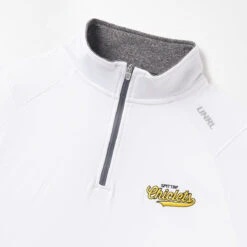 Spittin' Chiclets X UNRL Script Elite Quarter Zip -Hockey Supremacy Store UNRL 0001 SPITTIN CHICLETS SCRIPT ELITE QUARTER ZIP II white DETAIL 17cd84e1 0caf 4908 8a00 bf59e3860148