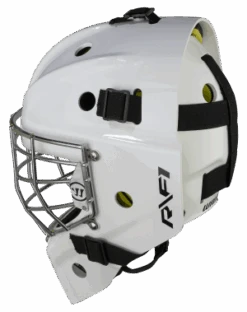 Warrior RF1 Junior Goalie Mask -Hockey Supremacy Store rf1jm0wh war 03 i