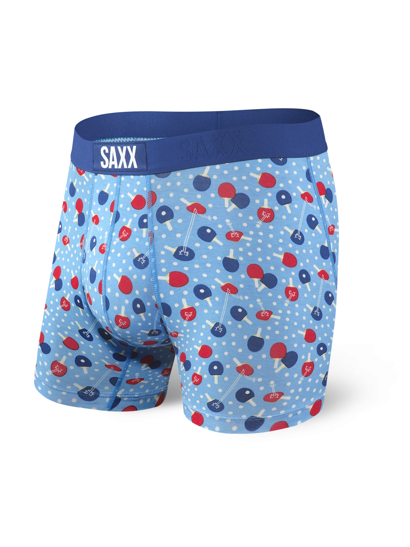 SAXX Vibe Boxer Brief Blue Ping Pong 1 SAXX Vibe Boxer Brief Blue Ping Pong