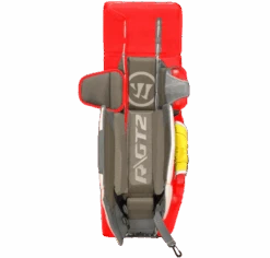 Warrior Ritual GT2 Intermediate Goalie Pads (w/ Knee Pads) 12 Warrior Ritual GT2 Intermediate Goalie Pads (w/ Knee Pads) -Hockey Supremacy Store warrior ritual gt2 intermediate goalie pads back