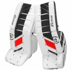 Warrior Ritual GT2 Intermediate Goalie Pads (w/ Knee Pads) 16 Warrior Ritual GT2 Intermediate Goalie Pads (w/ Knee Pads) -Hockey Supremacy Store warrior ritual gt2 intermediate goalie pads black white red