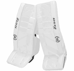 Warrior Ritual GT2 Junior Goalie Pads (w/ Knee Pads) -Hockey Supremacy Store warrior ritual gt2 junior goalie pads white