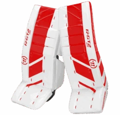 Warrior Ritual GT2 Junior Goalie Pads (w/ Knee Pads) -Hockey Supremacy Store warrior ritual gt2 junior goalie pads white red