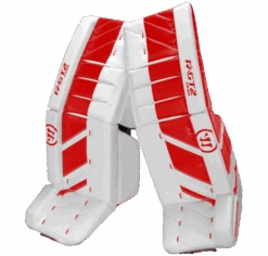 Warrior Ritual GT2 Pro Senior Goalie Pads (w/ Knee Pads) -Hockey Supremacy Store warrior ritual gt2 pro goalie pads white red
