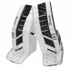 Warrior Ritual GT2 Senior Goalie Pads (w/ Knee Pads) -Hockey Supremacy Store warrior ritual gt2 senior goalie pads white black