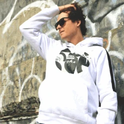 CCM Nostalgia Pucks Pullover Hoodie Adult -Hockey Supremacy Store whitehoodie