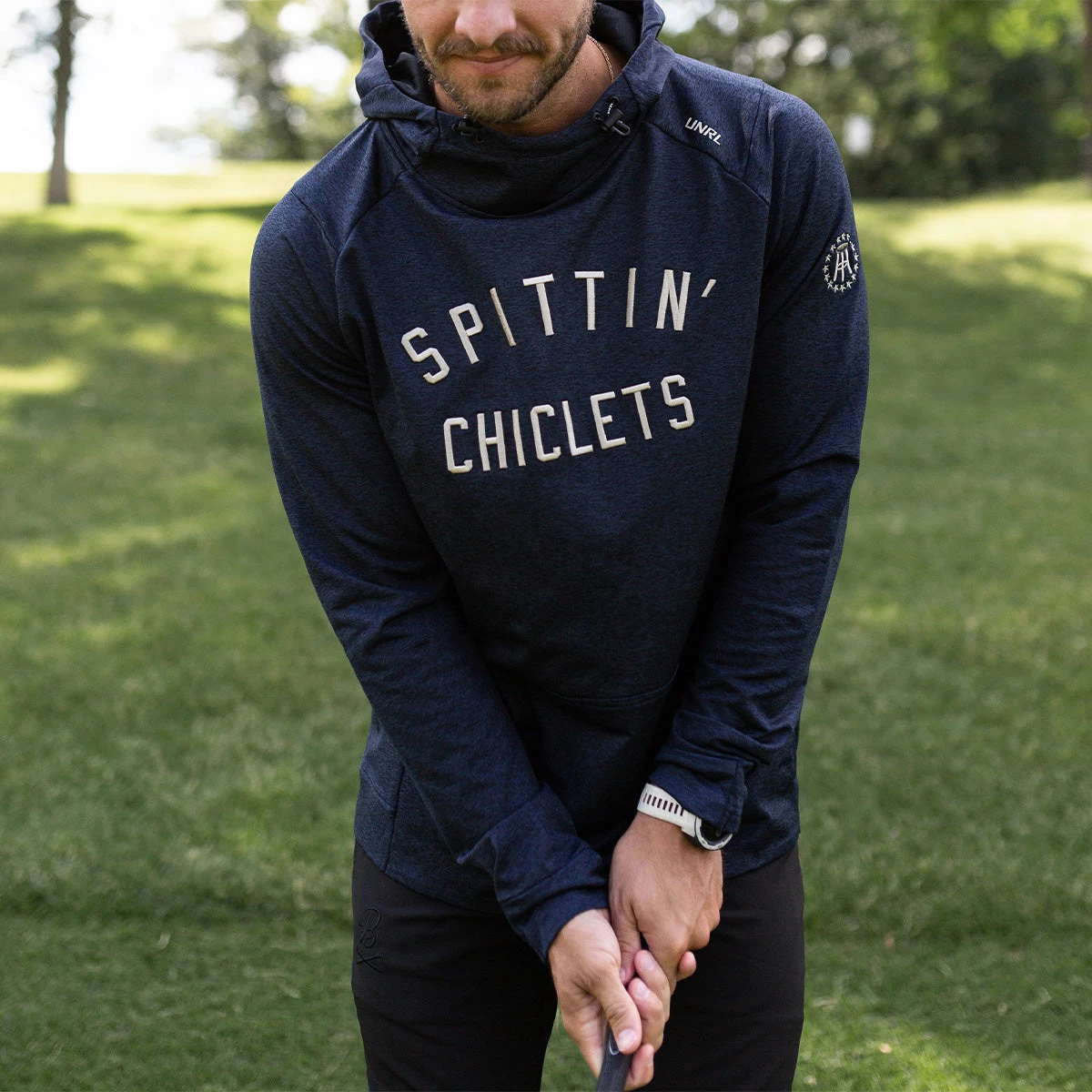 Spittin' Chiclets X UNRL Varsity Crossover Hoodie 4 Spittin' Chiclets X UNRL Varsity Crossover Hoodie - Image 4